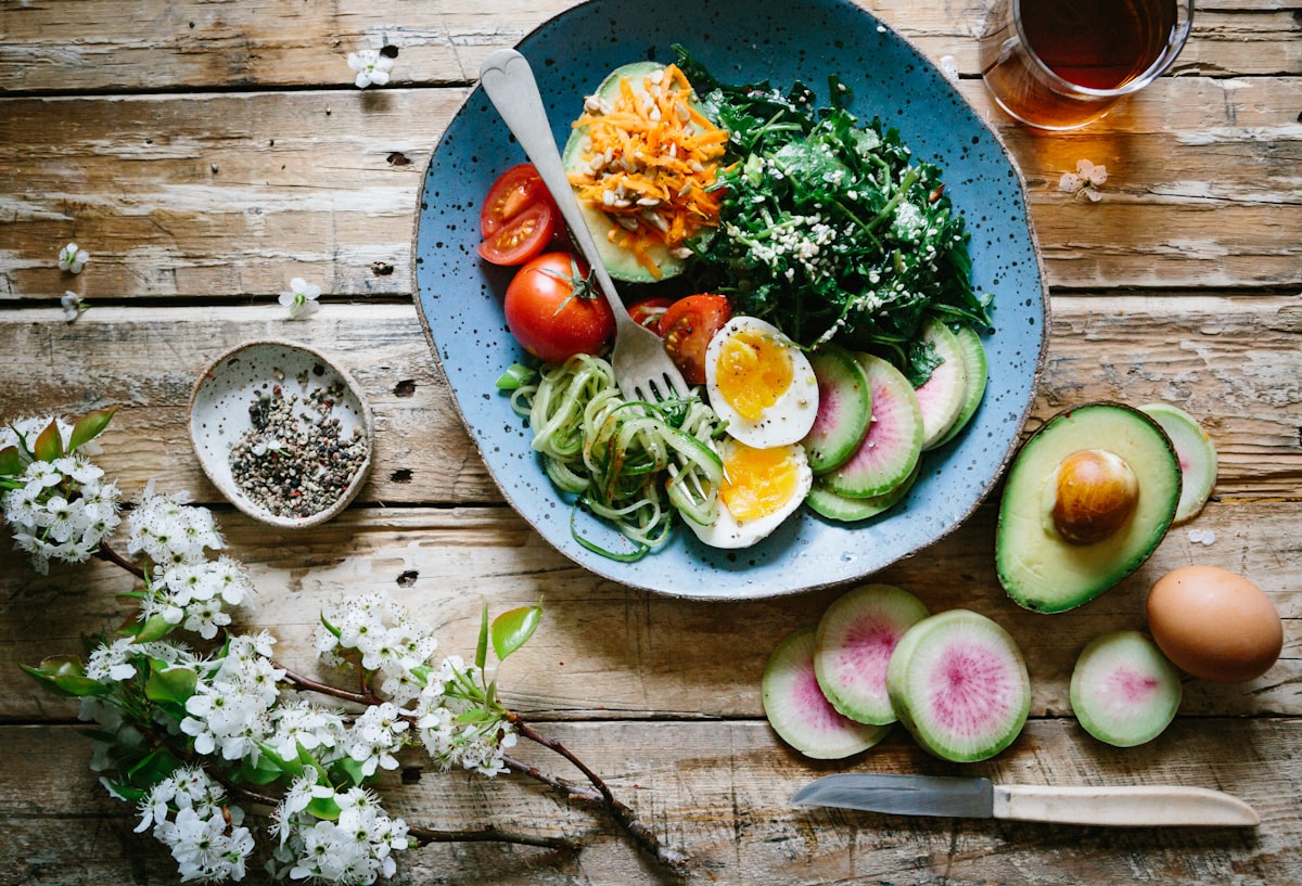 Simple home-cooked meal with rice and vegetables — frugal living on $50 a week